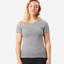 Merinoshirt Damen kurzarm - Merino Fresh gestreift