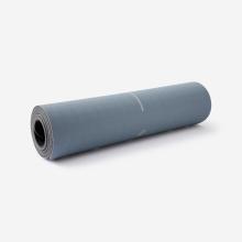 Gymnastikmatte strapazierfähig rutschfest Dicke 8 mm - grau