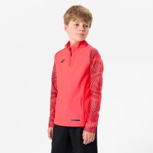 Kinder Sweatshirt 1/2 Zip - Club Wavy neonrosa/schwarz