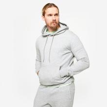 Hoodie Herren warm Baumwolle - grau