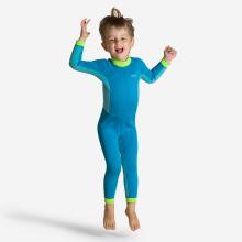 Schwimmanzug Neopren Baby/Kinder - Tiwarm blau/grün