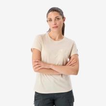 Merinoshirt Damen kurzarm 100 % Merinowolle - beige