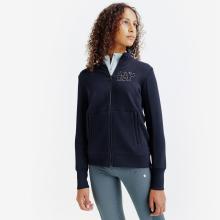 Reit-Sweatjacke 500 Kinder marineblau