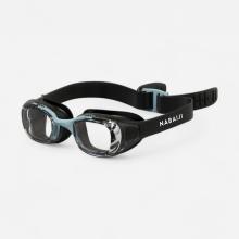 Schwimmbrille Korrekturgläser Klarglas Einheitsgröße - XBase schwarz