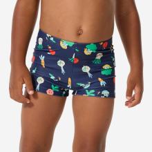 Badehose Boxer Baby Junge - Titou Vege marineblau