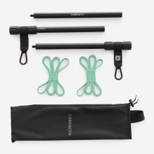 Mobile Hantelstange mit 2 elastischen Bändern 10 kg