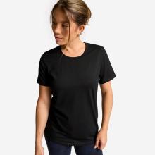 T-Shirt Damen Coolmax - schwarz