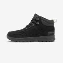 Wanderschuhe Herren halbhoch warm wasserdicht - NH100 schwarz