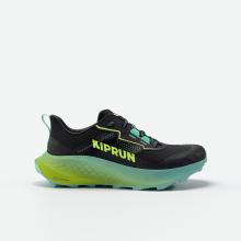 Laufschuhe Trailrunning Crosslauf Kinder - K500 Grip schwarz/grün