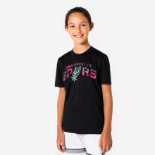 Kinder Basketball T-Shirt NBA Spurs - TS900 schwarz