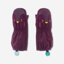 Skihandschuhe Fäustlinge Baby warm - 500 Lugiklip violett