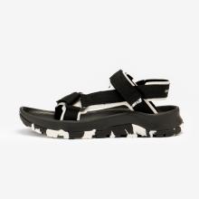 Trekkingsandalen Kinder 24–38 bequem mit Klettverschluss Wandern - NH500 schwarz