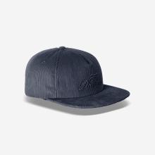 Cap 6 Panel Cord - marineblau