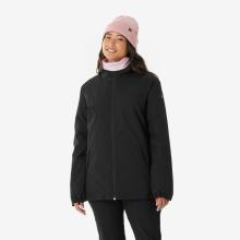Skijacke warm und wasserdicht Damen - 100 schwarz