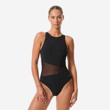 Badeanzug Damen - Mesh Panels Vent Back