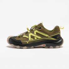 Wanderschuhe Kinder Gr. 35–38 Schnellschnürung Wandern - Crossrock khaki