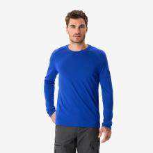 Merinoshirt Herren langarm - Merino Resist blau