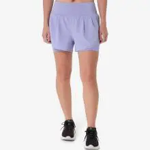 Laufshorts 2-in-1 Damen Asics - mauve