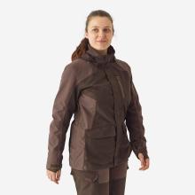 Jagdjacke 500 Damen wasserdicht strapazierfähig braun