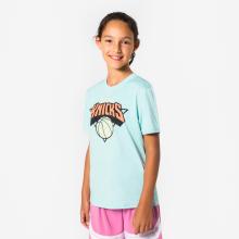 Kinder Basketball T-Shirt NBA New York Knicks - TS900 blau/grau