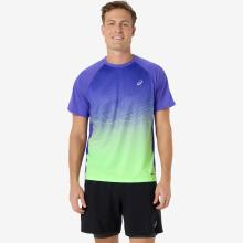 Laufshirt kurzarm Herren Asics - Fade grün/lila
