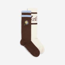 Socken - Late Bloomers braun/weiß