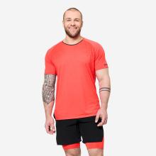 T-Shirt Herren Crosstraining Performance Celliant - orange/schwarz