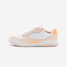 Fitnessschuhe Sneaker Kinder Schnürsenkel Leder - Playventure City rosa/orange