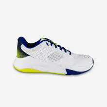 Damen/Herren Volleyballschuhe - Komfort weiß/blau/neongelb