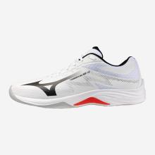 Damen/Herren Handballschuhe - Mizuno Thunder Blade Z weiß/rot