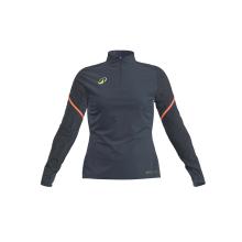 Damen Fußball Sweatshirt 1/2 Zip - Viralto Ondul grau