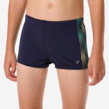 Badehose Boxer Jungen - Fiti blau/gelb