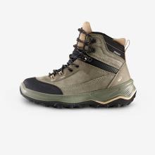 Trekkingschuhe Damen Leder wasserdicht - MT100