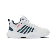 Kinder Tennisschuhe Teppich - Court Express 2 weiß/blau