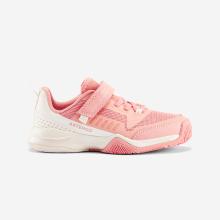 Kinder Tennisschuhe - TS500 Fast KD Scratch Pinkfire Turnschuhe Klettverschluss