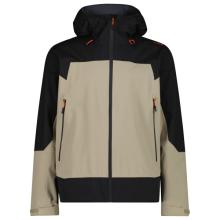 CMP - 3L Jacket Fix Hood - Regenjacke Gr 46 beige/schwarz