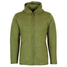 Flomax - Kapuzen Jacke - Wolljacke Gr S oliv