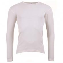 Engel - Unterhemd L/S - Merinounterwäsche Gr 46/48 weiß/grau