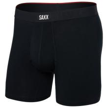 Saxx - Vibe Xtra Boxer Brief Fly - Kunstfaserunterwäsche Gr S schwarz