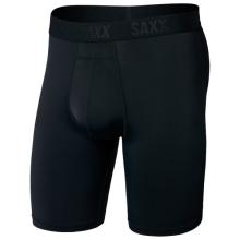 Saxx - Smooth Flex Light Compression Long Boxer Brief - Kunstfaserunterwäsche Gr S schwarz