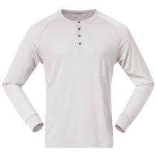 Bergans - Lysebu Wool Henley - Longsleeve Gr XL weiß/grau