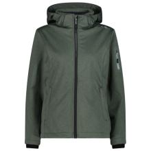 CMP - Women's Jacket Zip Hood Melange Softshell - Softshelljacke Gr 34 oliv
