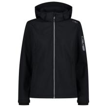 CMP - Women's Softshell Jacket Zip Hood - Softshelljacke Gr 48 schwarz