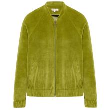 Tranquillo - Women's Nicki-Jacke im Collage Stil - Freizeitjacke Gr L oliv
