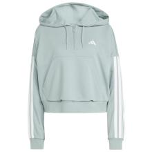 adidas - Women's 3-Stipes French Terry QZ Hoodie - Sweat- & Trainingsjacke Gr XS grau