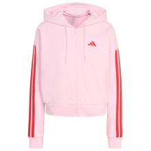 adidas - Women's 3-Stripes French Terry Full Zip Hoodie - Sweat- & Trainingsjacke Gr XS rosa