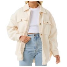 Rip Curl - Women's High Tide Fleece Shacket - Fleecejacke Gr M beige
