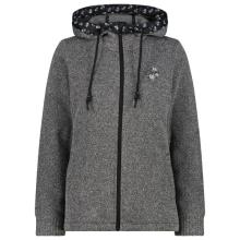 CMP - Women's Jacket Fix Hood Jacquard Knitted 35H1656 - Fleecejacke Gr 44 grau