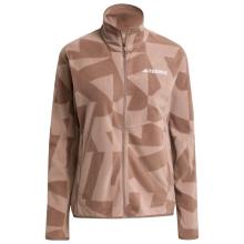 adidas Terrex - Women's MT AOP Full Zip Fleece - Fleecejacke Gr L braun