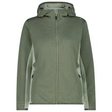 CMP - Women's Striped Jacquard Jacket Fix Hood - Fleecejacke Gr 34 oliv